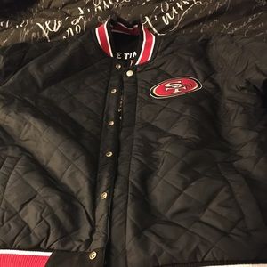Brand new red and black 49ers reversible jacket